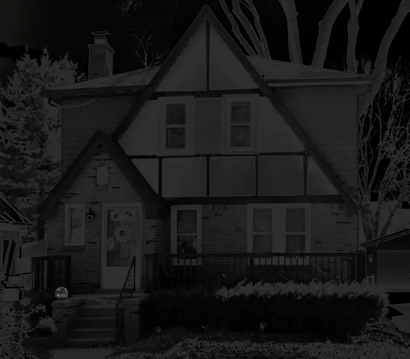 House at night