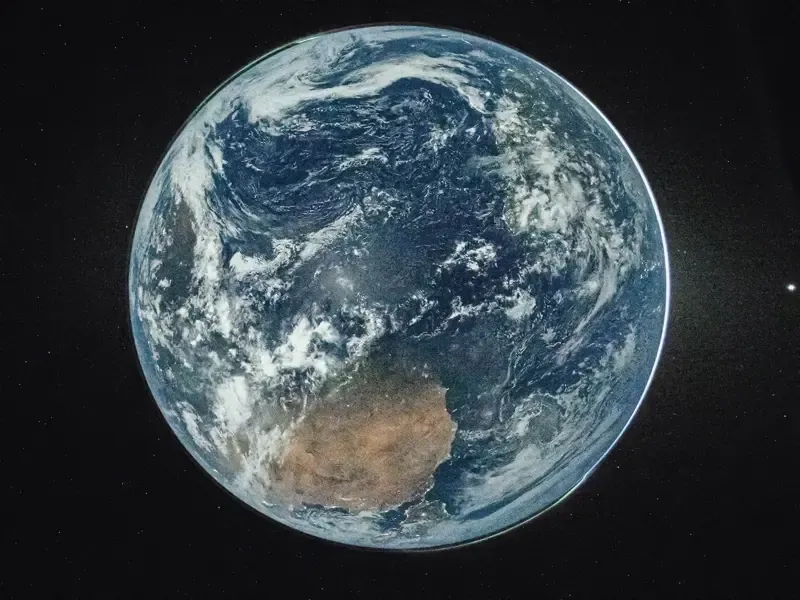 Earth as seen from Artemis II